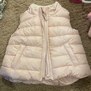 Old navy pink puffer vest